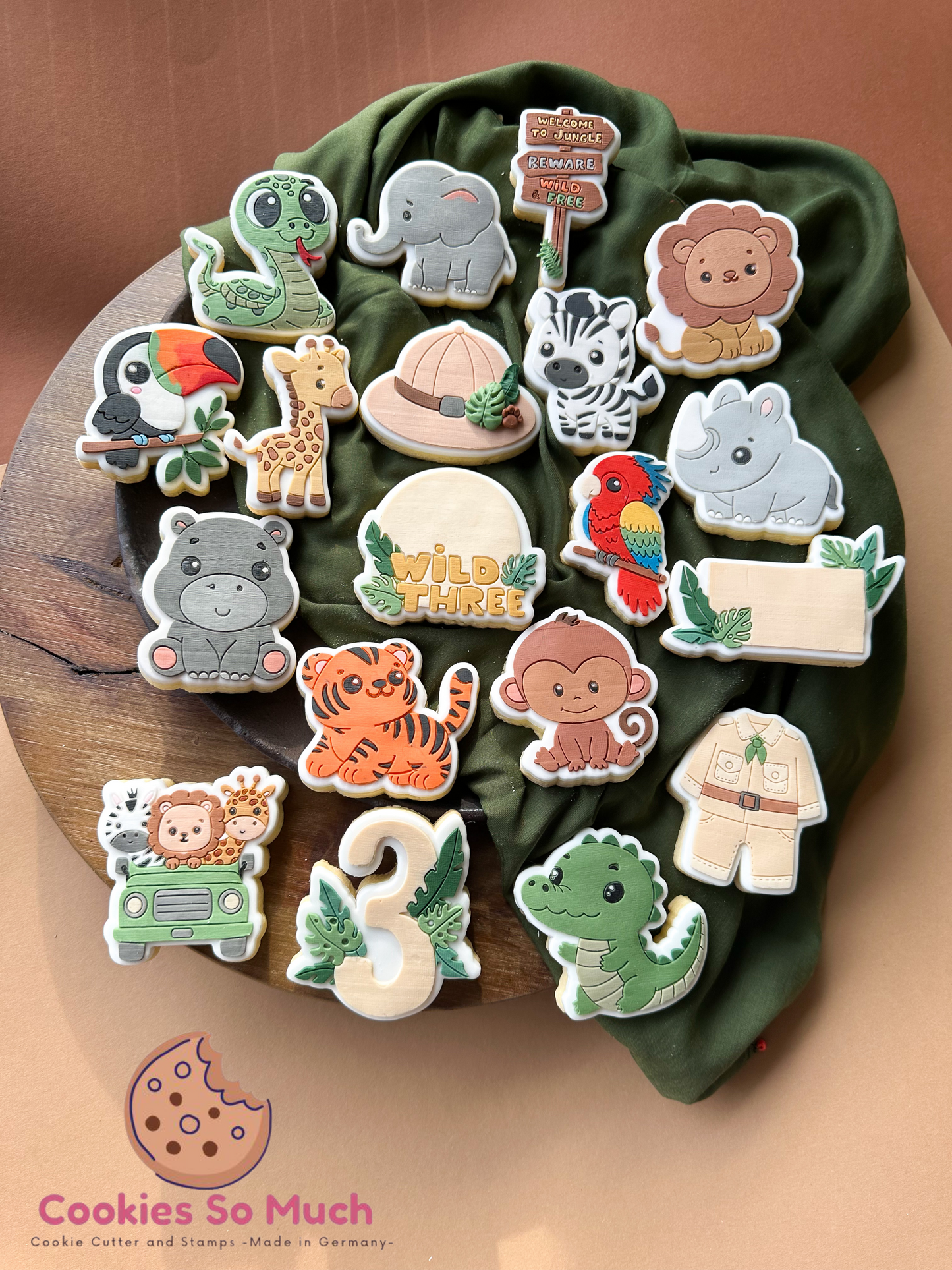 Elefant acryl debosser + ausstecher