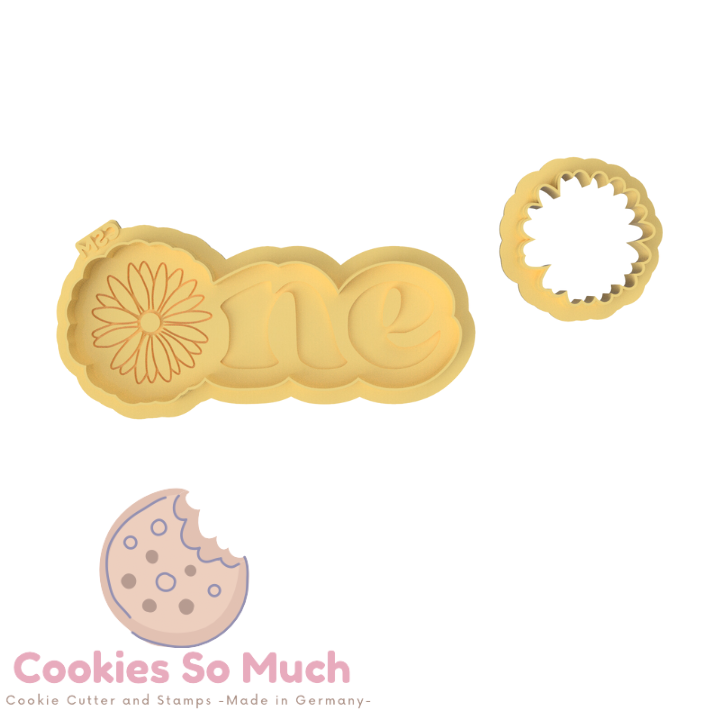 one mit gänseblümchen Model 1 Debosser & Ausstecher