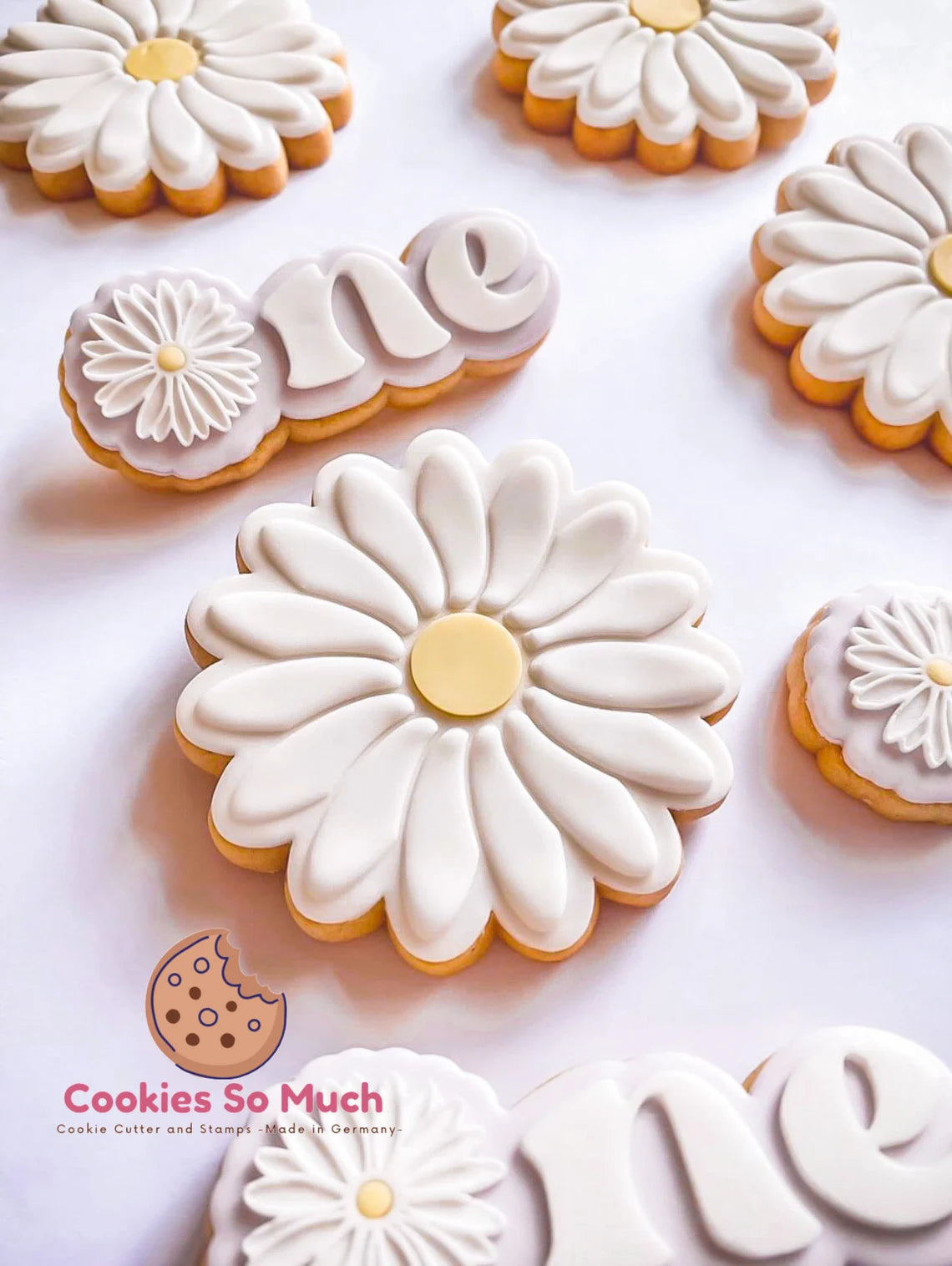 one mit gänseblümchen Model 1 Debosser & Ausstecher