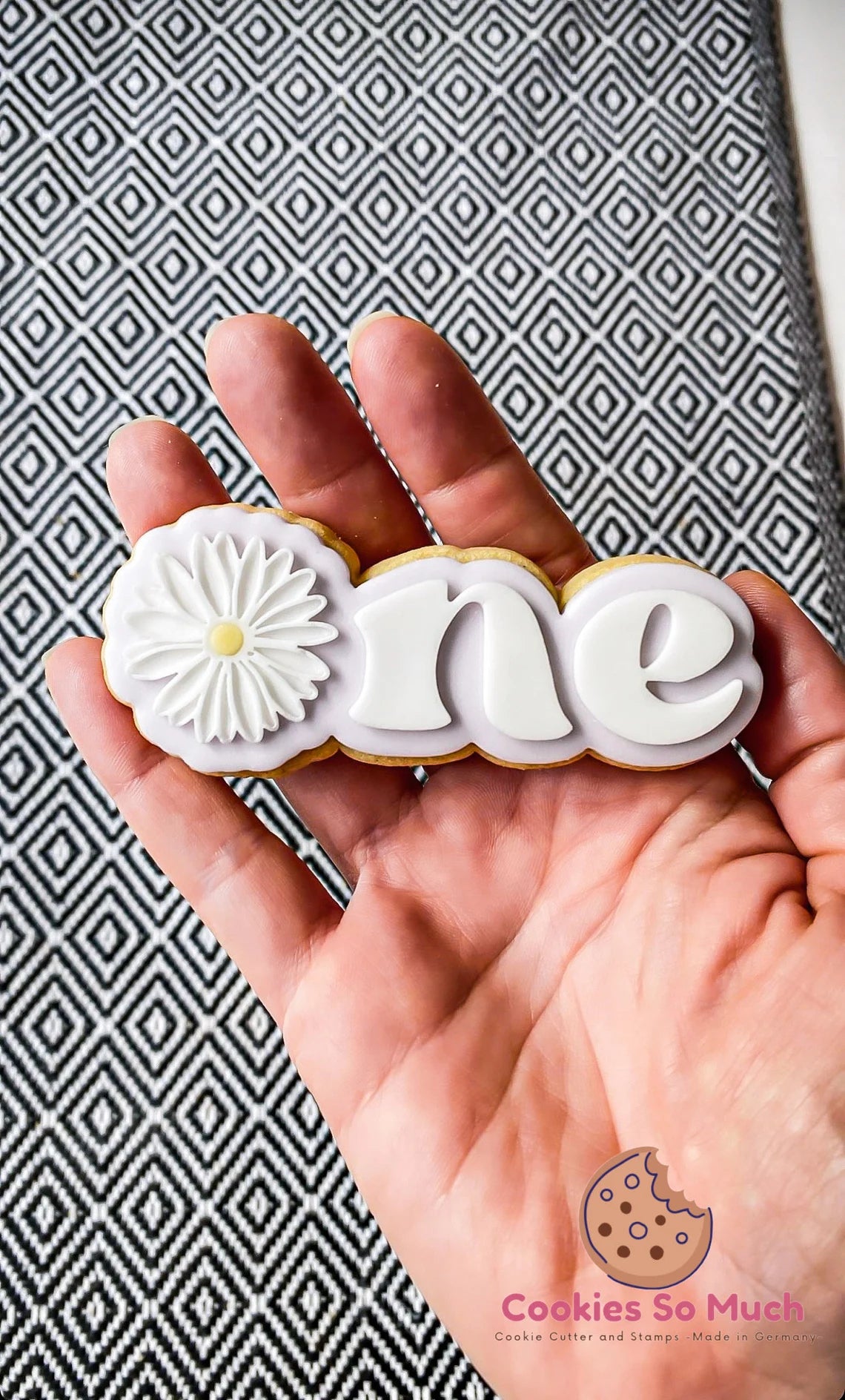 one mit gänseblümchen Model 1 Debosser & Ausstecher