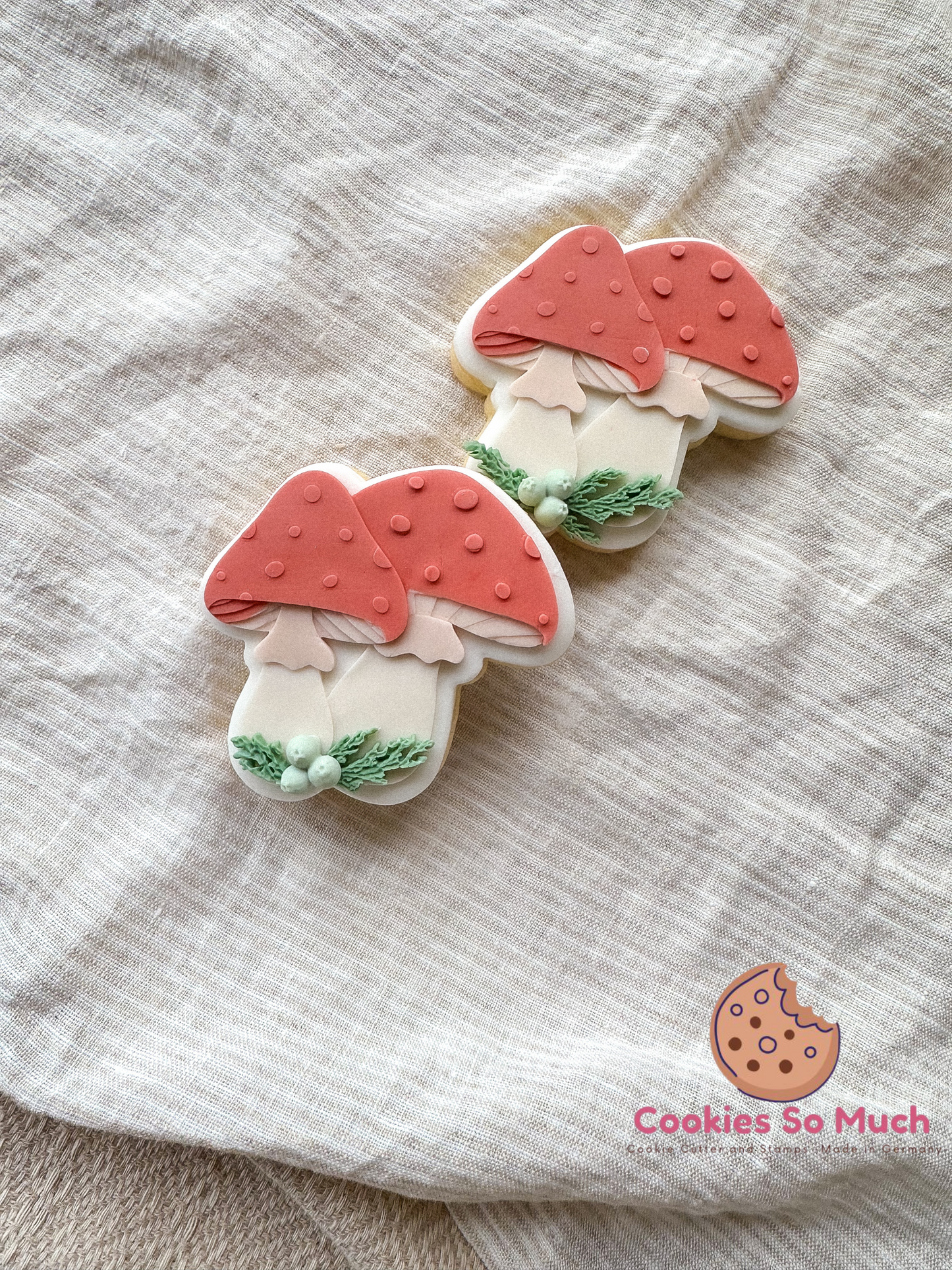 Waldpilze debosser und ausstecher