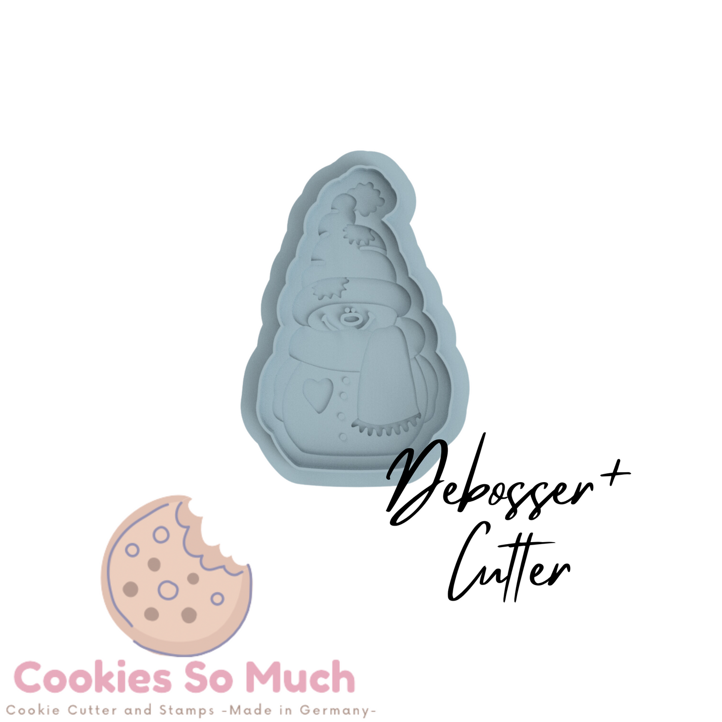 Schneemann debosser und ausstecher