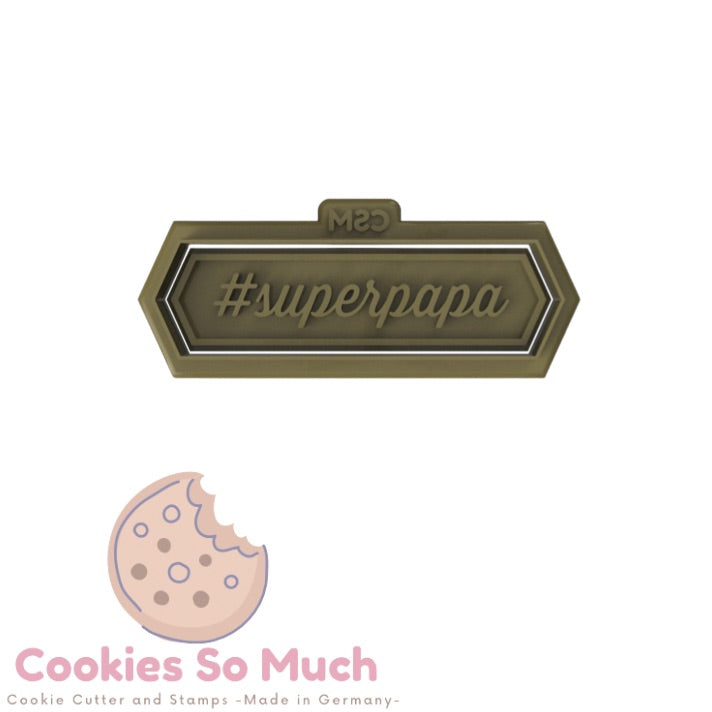 #superpapa Stempel, Debosser & Ausstecher