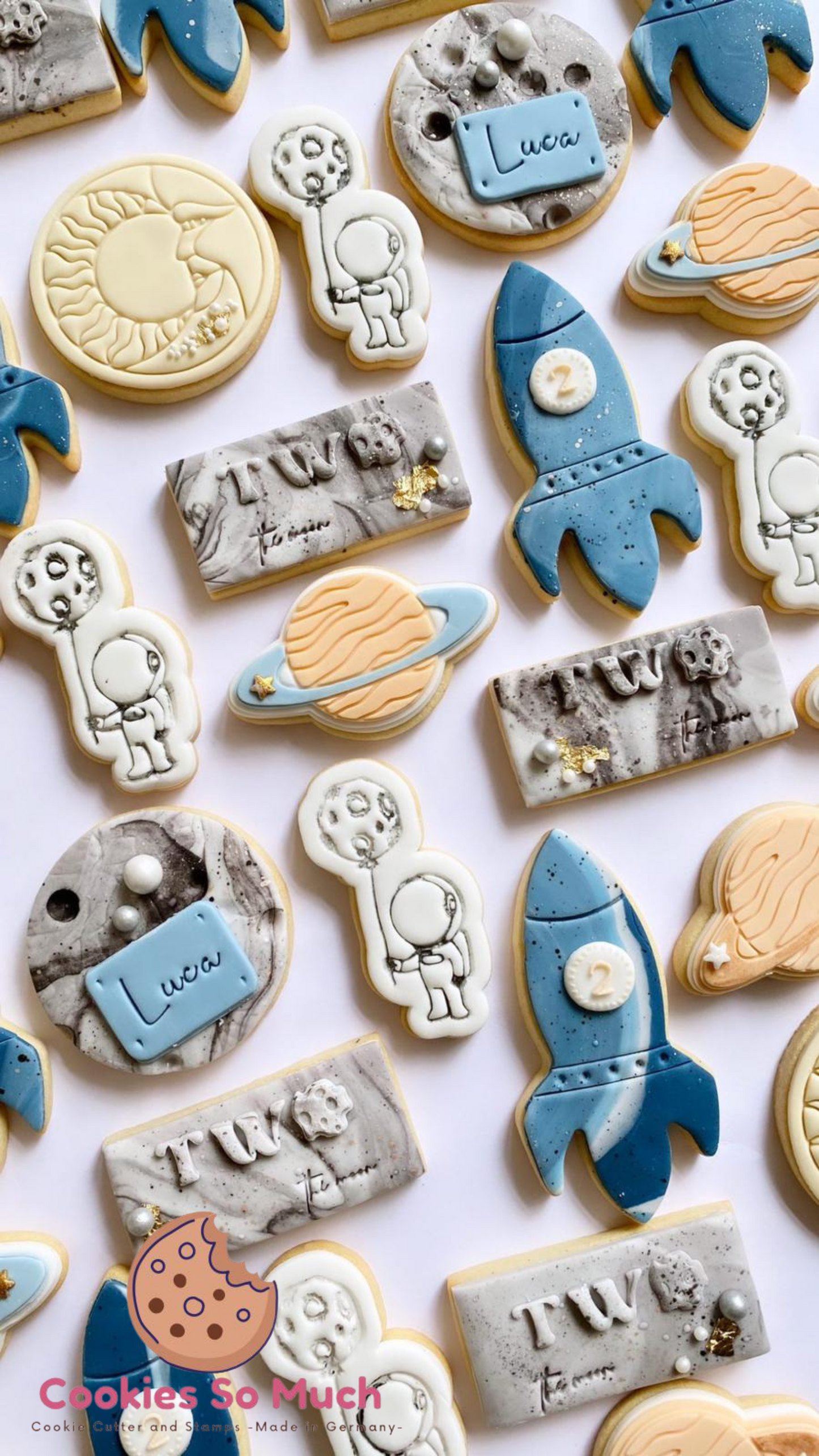 Planet Stempel und Ausstecher, planet debosser und ausstecher