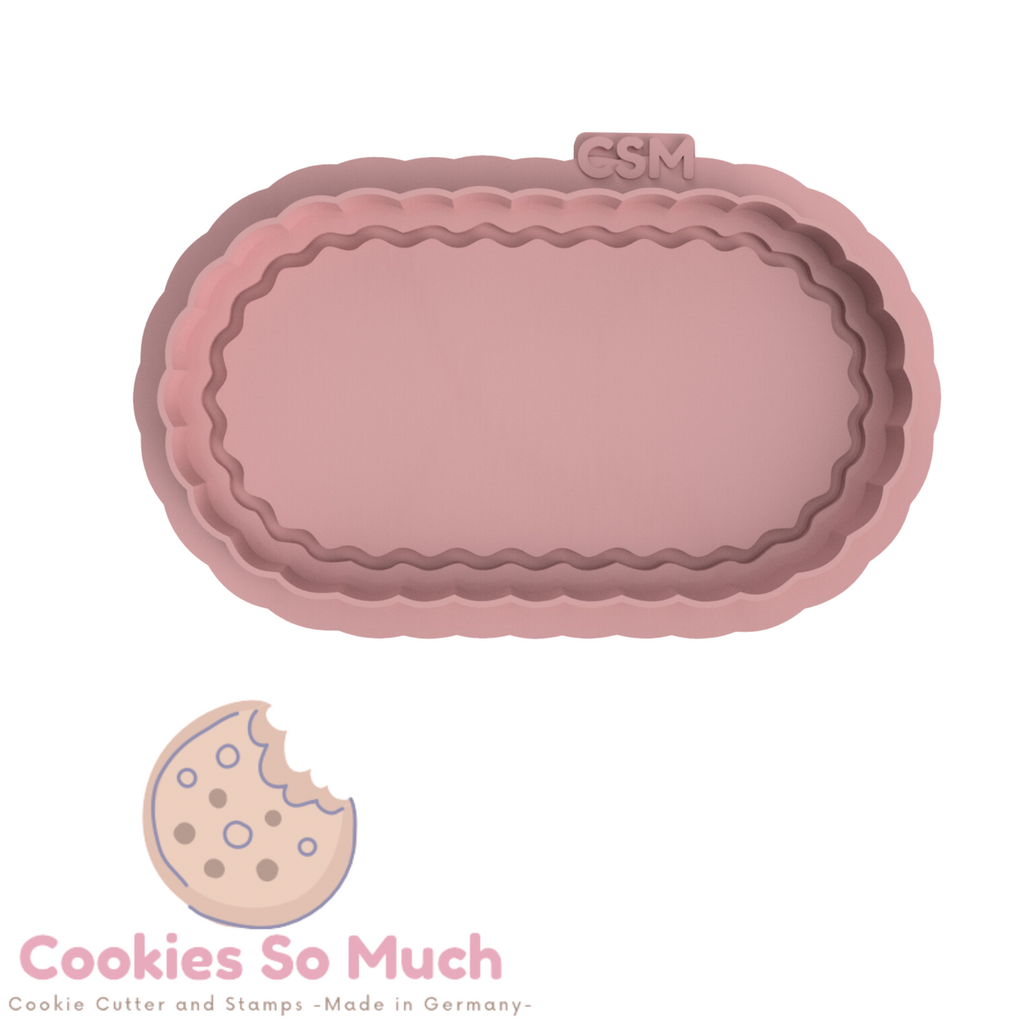 gewellter oval board debosser und ausstecher