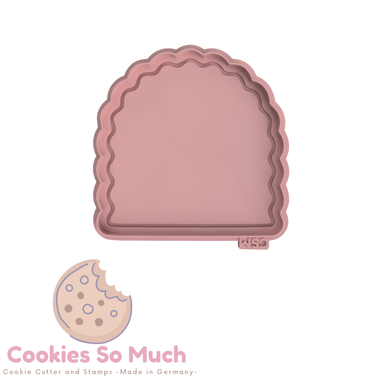 gewellter weiter Bogen board debosser und ausstecher