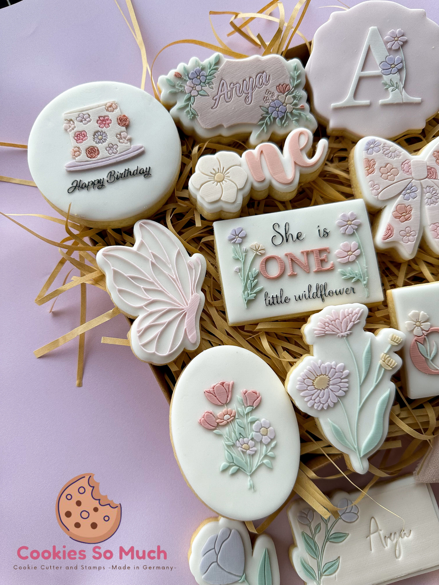 Wildblume Model 1 acryl Debosser + Ausstecher