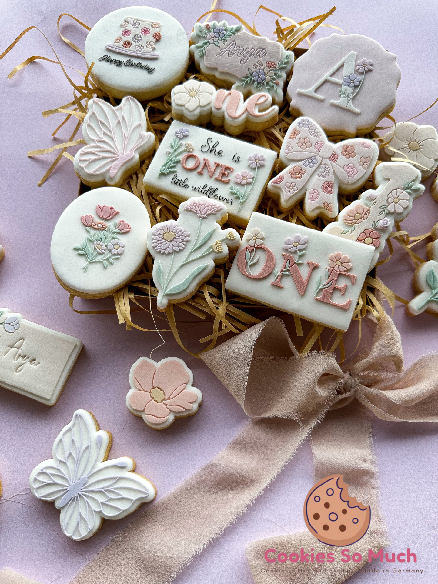 Wildblume Model 1 acryl Debosser + Ausstecher