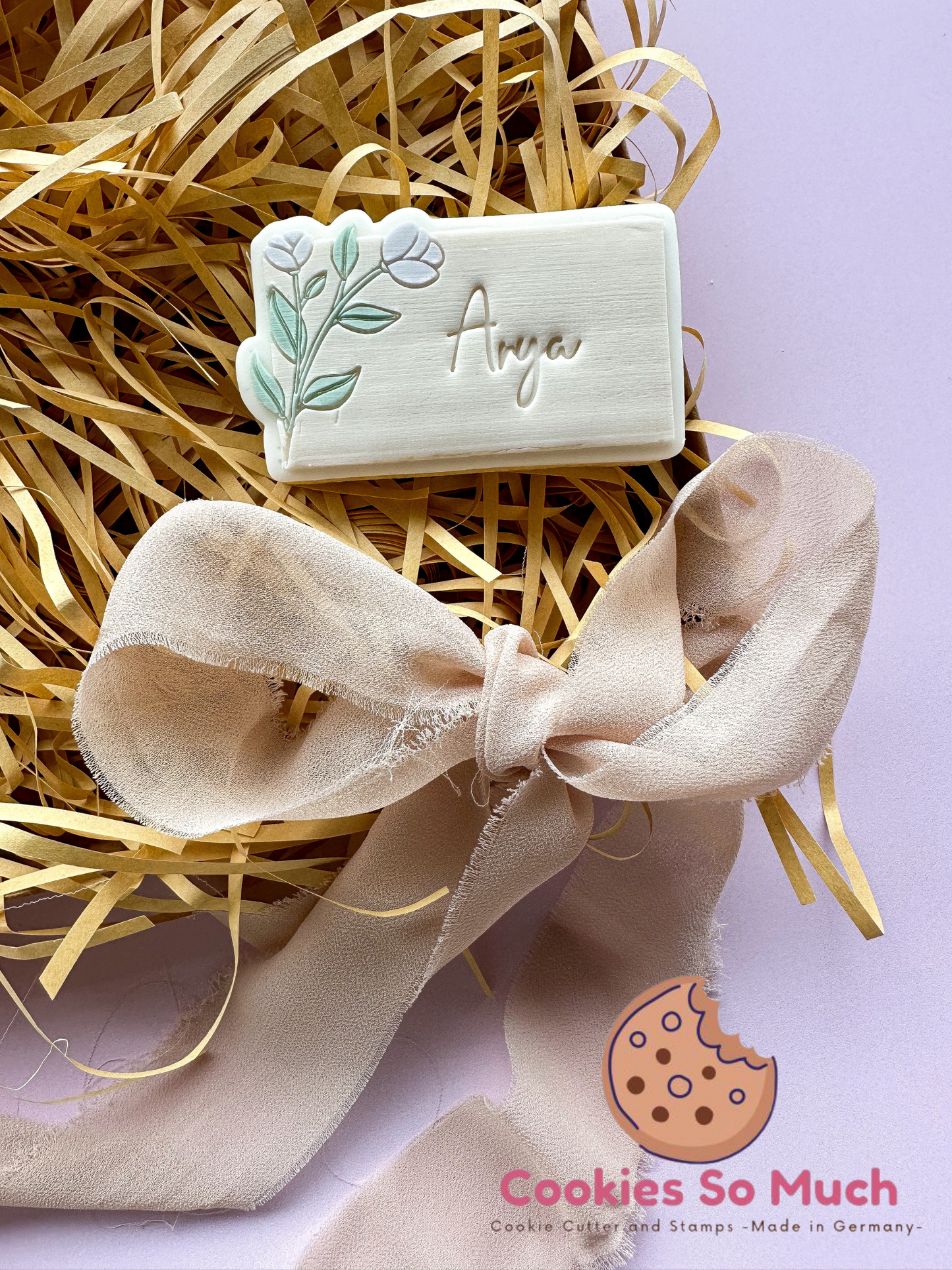 Wildblumen Rahmen 2 acryl Debosser + Ausstecher