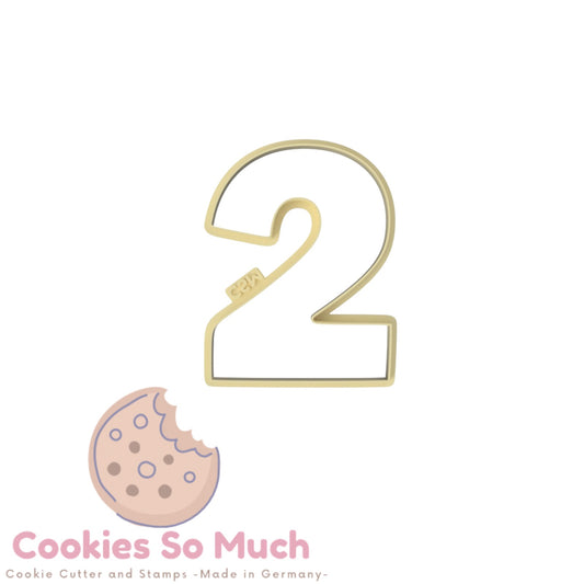 Zahl 2 Ausstecher