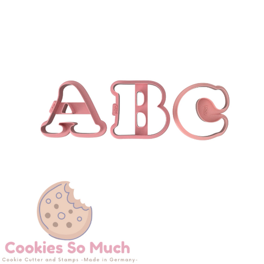 Cortador de galletas de letras modelo 2