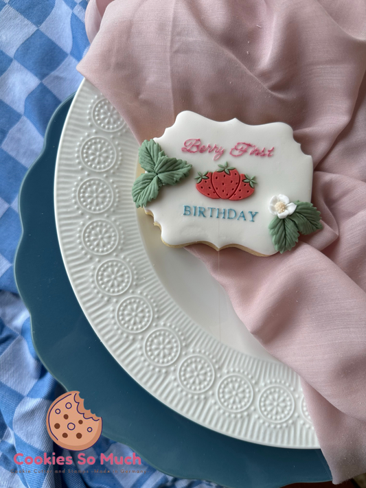 Berry First Birthday acryl debosser und ausstecher