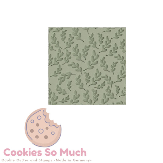 Blattzweige Muster acyrl