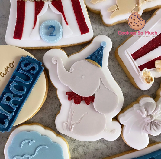 Grabador y cortador de galletas Circus Elephant