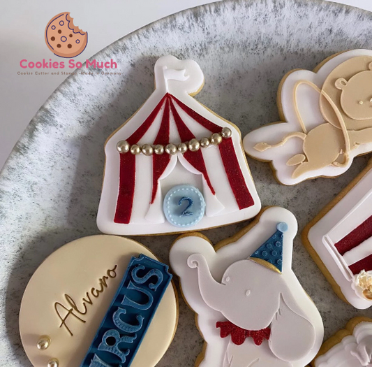 Grabador de carpa de circo y cortador de galletas