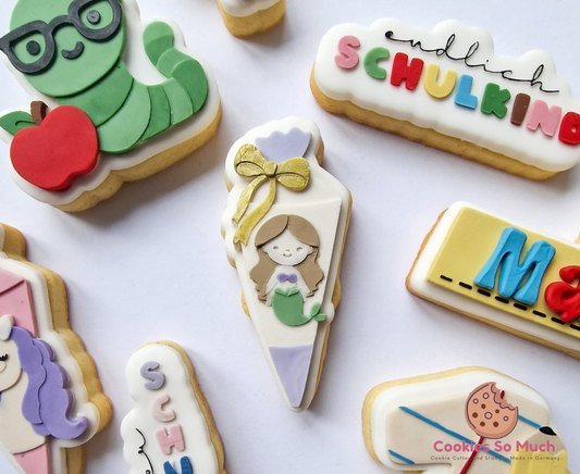 Meerjungfrau Schultüte Debosser und Ausstecher