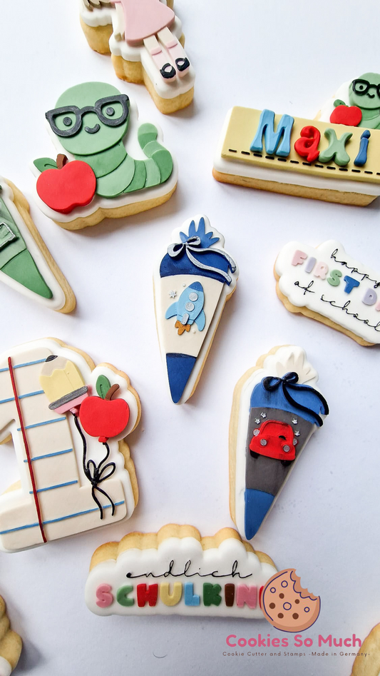 Raketen Schultüte Debosser und Ausstecher