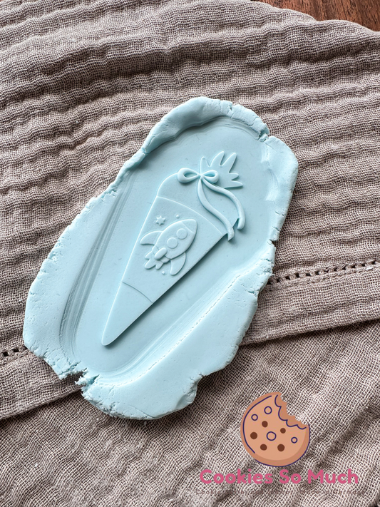 Raketen Schultüte Debosser und Ausstecher