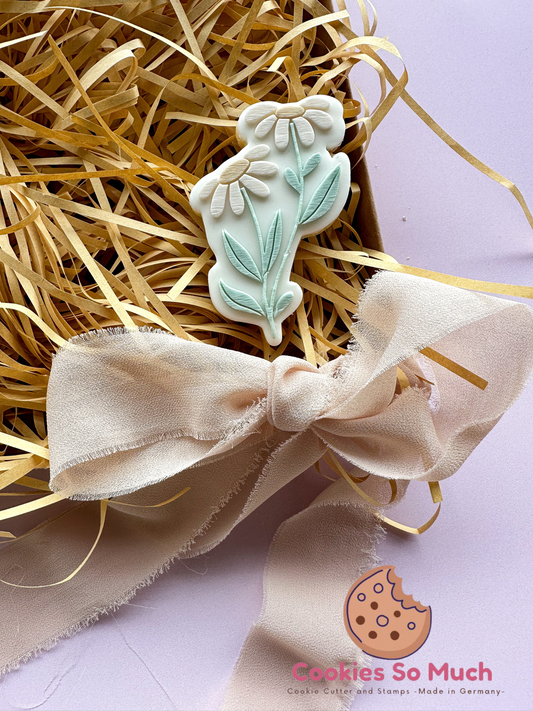 Gänseblümchen Model 4 acryl Debosser + Ausstecher