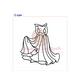 Prinzessin Kleider acryl debosser + ausstecher