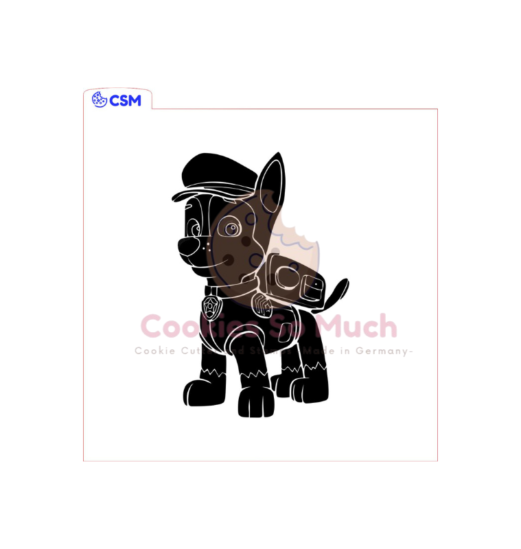 Paw Patrol acryl debosser + ausstecher