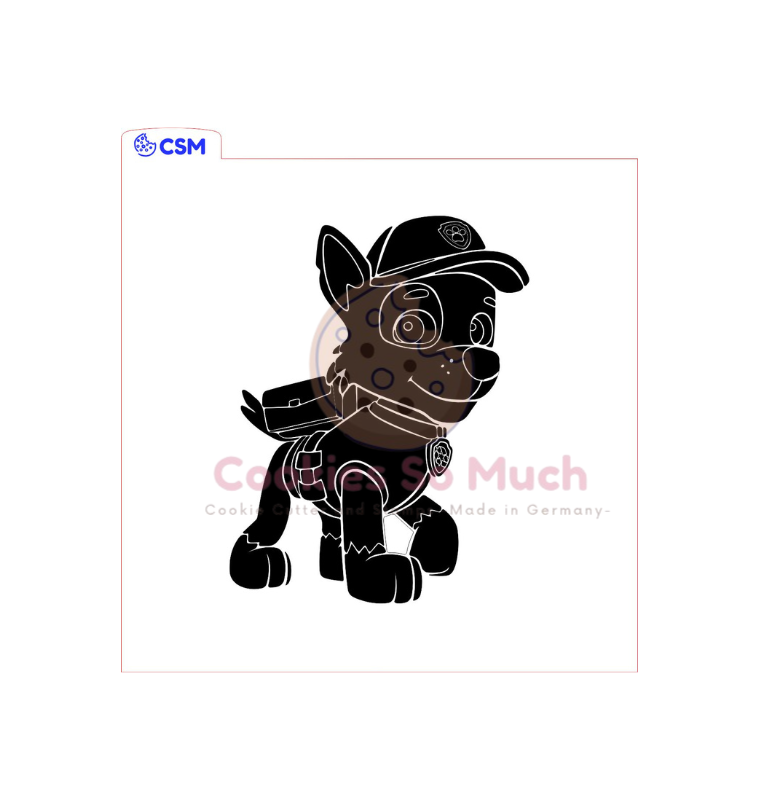 Paw Patrol acryl debosser + ausstecher
