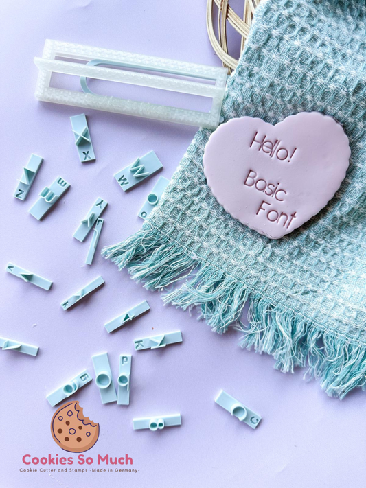 Basic Schriftart Set