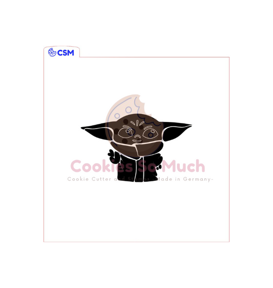 Yoda acryl debosser + ausstecher