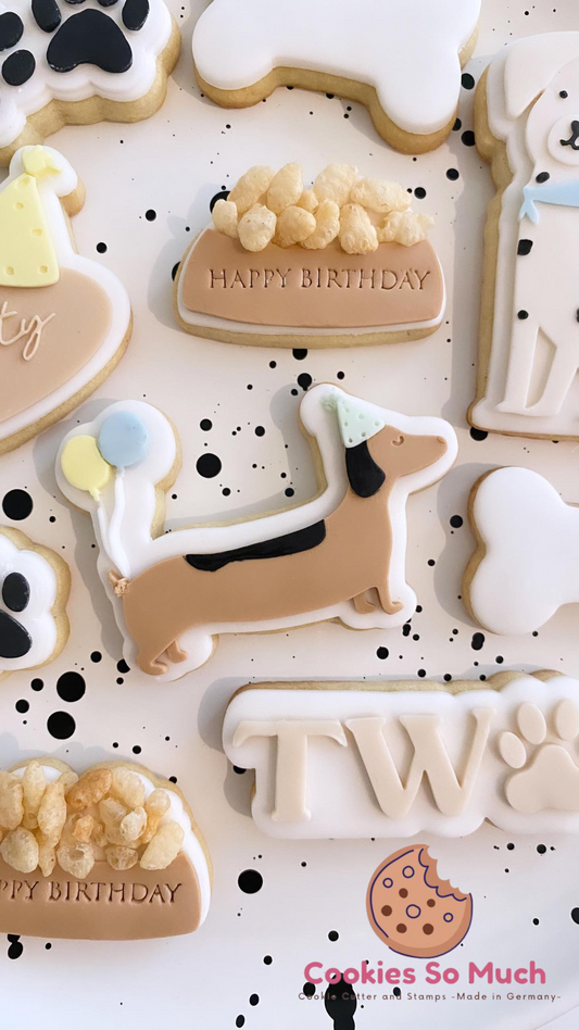 Grabador y cortador de perros de fiesta