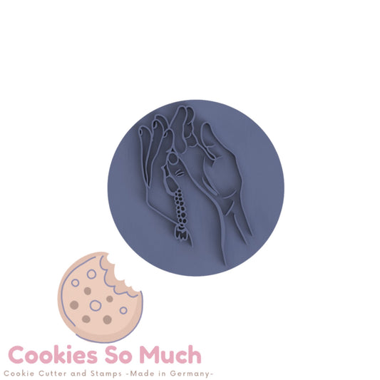 betende Hände Stempel