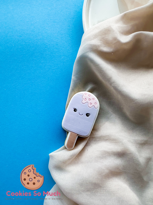 süsser Eis am Stiel Model 1 Acryl debosser und ausstecher