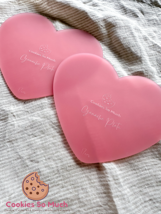 Ganache Platten Herz Form