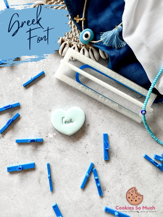 Greek Schriftart Set