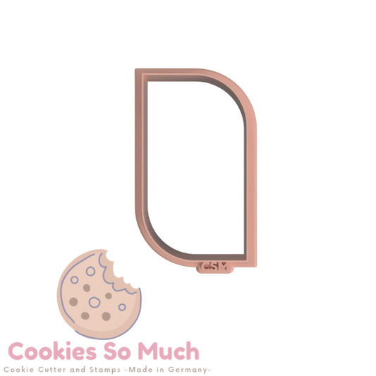 halbrundes Rechteck Ausstecher