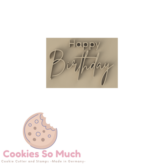 Happy Birthday Model 1 Stempel