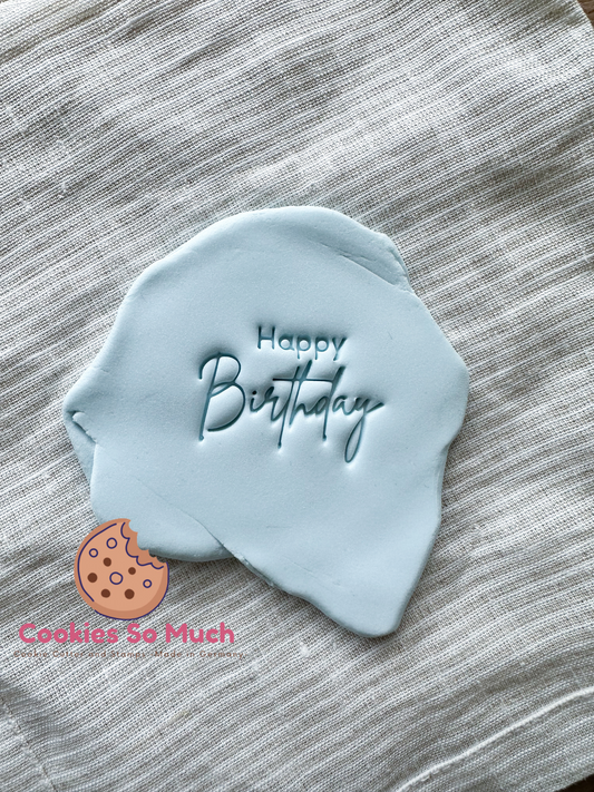 Happy Birthday Model 1 Stempel