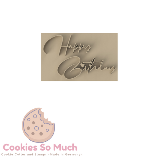 Happy Birthday Model 2 Stempel