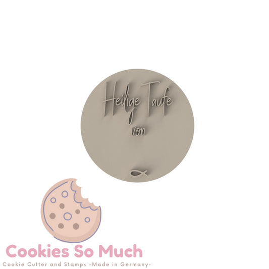 Heilige Taufe von (fisch) Stempel