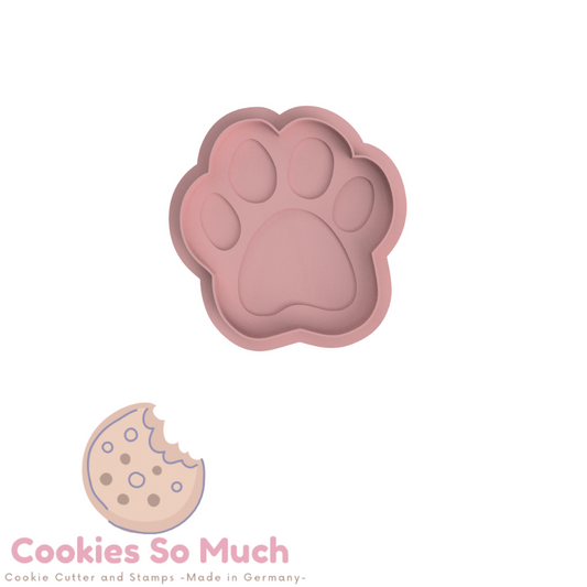 Hunde pfote debosser und ausstecher