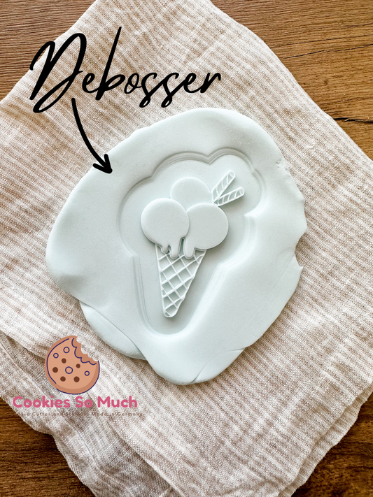 Eiscreme Model 5 debosser und ausstecher
