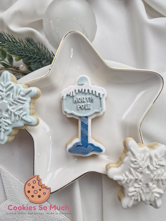 North Pole Wegweiser debosser und ausstecher