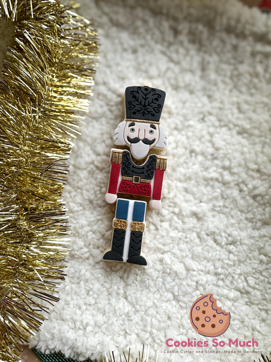 Nussknacker 3-teilig Acryl debosser und ausstecher