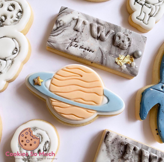 Sello y cortador de planetas, grabador y cortador de planetas.