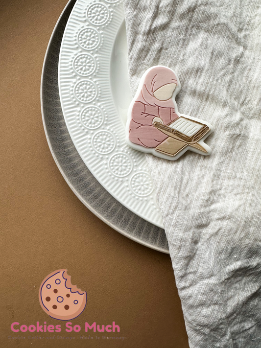 Quran lesendes Mädchen acryl debosser und ausstecher