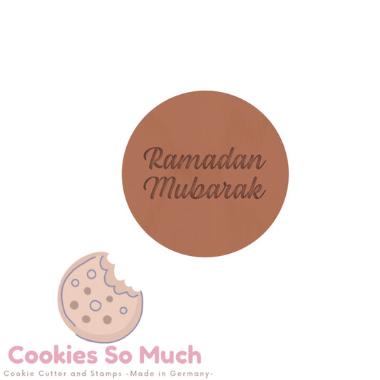 Ramadan Mubarak acryl debosser