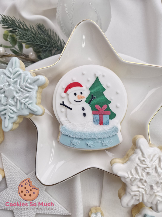 Schneekugel debosser und ausstecher