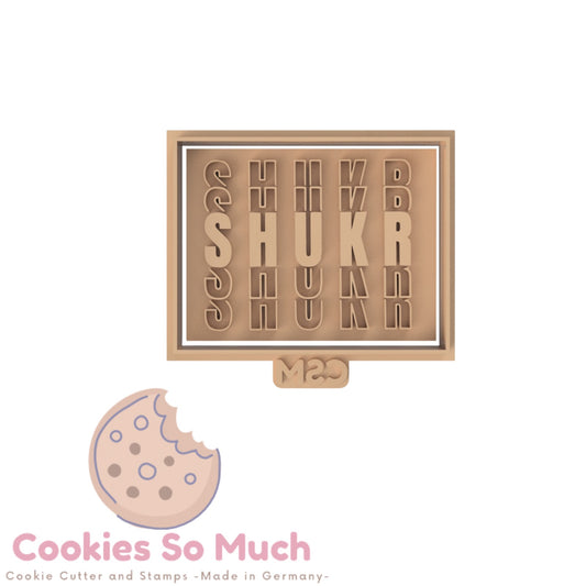 Shukr stempel und ausstecher