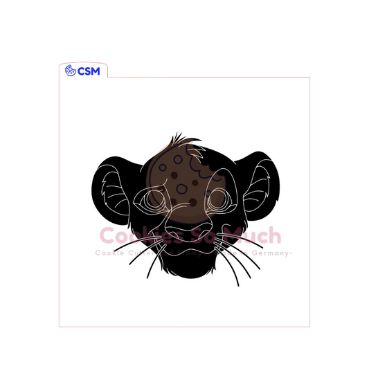 König der Löwen acryl debosser + ausstecher