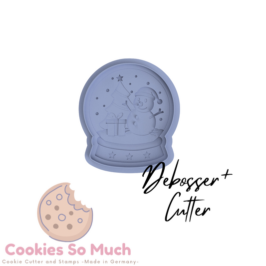 Schneekugel debosser und ausstecher