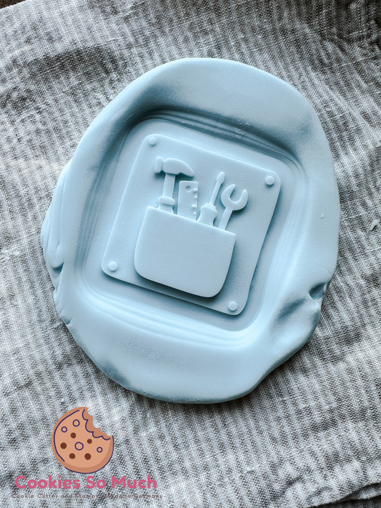 Werkzeugset in der Tasche debosser und ausstecher